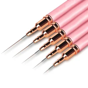 5pcs Nail Art Brushes Multiple Types Ultra-fine and Ultra Long Wire Drawing Painting DIY French Nail Liner Pens Manicure Tool