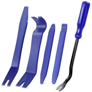 5pcs No-scratch Pry Tool Kit for Automotive Trim Removal Car Door Clip Panel & Audio Dashboard Dismantle Interior Accessories