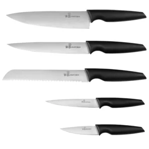 5pcs Stainless Steel Kitchen Knife Set with PP Handle