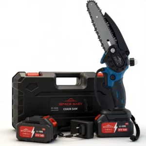 6 Inch Mini Chainsaw Cordless Handheld Saw Pruning Gardening Power Tools Electric Chain Saw Portable Chainsaw