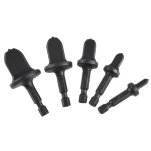 6 Pcs Hex Handle Metal Copper Tube Expander Swaging Tool Drill Bit Set Flaring Tool Drill Bit for Copper Pipe Expanding