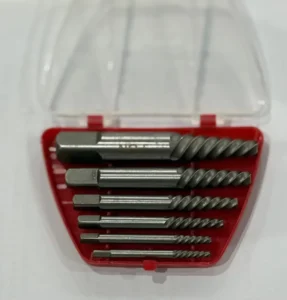 6-Piece Screw Extractor Tool Set with Center Drill Bit Guide Sleeve Screw/Bolt Removal ODM/OEM Customized Support Other Finish