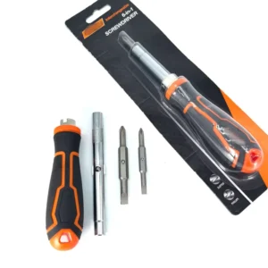 6 in 1 Interchangeable Screwdriver Set Quick Change Shaft OEM Double Ended Reversible Shank for Home DIY Repairs