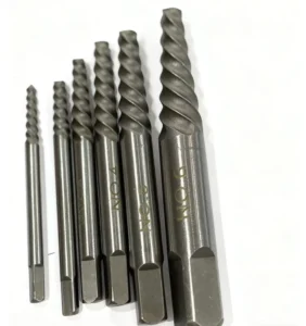6 piece Screw Extractor Tool Center Drill Bit Guide Sleeve for Screw Removal Tool Bolt Disassembly Tool Made in China