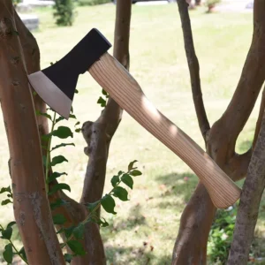 600g Carbon Steel Industrial Multi Function Camping Tool DIY Grade Home Garden Hand Axe with Wooden Handle
