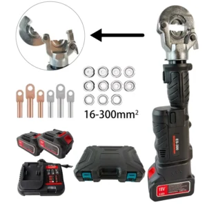60KN Battery Hydraulic Crimping Tool ES 300 Cordless Cable Lug Crimper 16 300mm2 for SE Asia Vietnam Thailand Philippines Grid