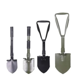 61*16cm Outdoor Gardening Camping Fishing Hoe Digging Garden Car Mounted Portable Folding Band Saw Pick Shovel Engineer Hoe Tool