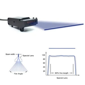 635nm Aluminium Blue Uniform Line Laser for Biological Instruments Industry