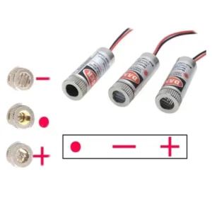650nm 5mW Red Point Line Cross Laser Module Head Glass Lens Focusable Focus Adjustable Laser Diode Head