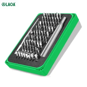 66 in 1 Hand Powered Precision Screwdriver Set with Hard Case for Cell Phones Computers Small Appliances OEM Customizable