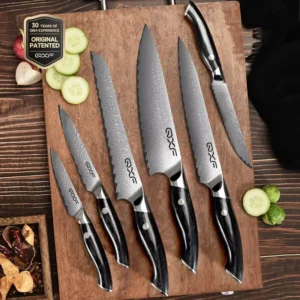 67 Layer VG10 Damascus Steel Knife Set 5 PCS Japanese Chef Knife Ultra Sharp Kitchen Knives with Pakkawood Handle