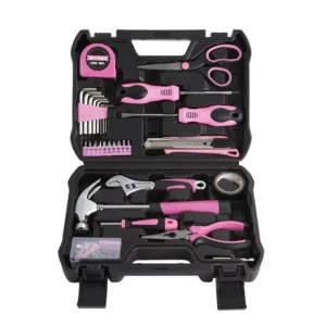 69 Piece Hand Household Hardware Combination Set Carbon Steel Toolbox 1 2 Inch Socket Drive Hammers Drills Home