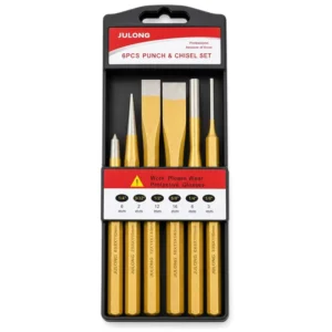 6PC Industrial Punch Chisel Set Bulk Discounts Precision 6 Piece Punch Kit for Jewelry Small Metal Engraving