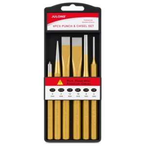 6PC Industrial Punch Chisel Set Precision 6 Piece Punch Kit for Jewelry Small Metal Engraving