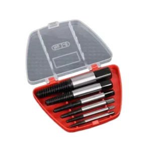 6Pcs Screw Extractor Center Drill Bits Guide Set Broken Damaged Bolt Remover Removal Speed Cord Breaker Puller Easy Set