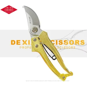 7 Inch Left Handed Bypass Pruner Stainless Steel Blade Plastic Handle 2 1/4 Inch Bypass Pruning Tool Garden Scissors