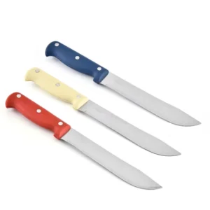 7” Kitchen Cooking Chef’s Knife Butcher Knife Slaughter for Cutting Meat Fruit Vegetables