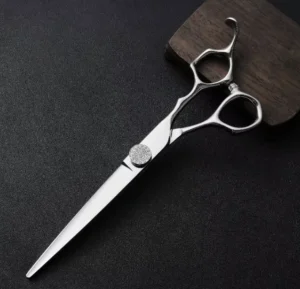 7.0 Inch Stainless Steel Sharp Blade Hairdressing Thinning Scissors Right Handed Design Custom LOGO Barber Scissors