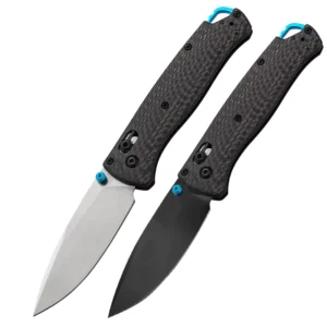 7.4 Inches Factory S90V Steel Blade 535 3 Camping Pocket Knife Carbon Fiber Handle Outdoor Tactical Folding Knife Tool