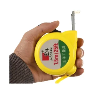 7.5mm Stainless Steel Tape Measure 7.5m Metric System Woodworking Measuring Tool with 25mm Width