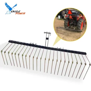 72 Inch Pine Needle Rake Tine Lawn Dethatcher & Roller for Farm Use OEM Customizable