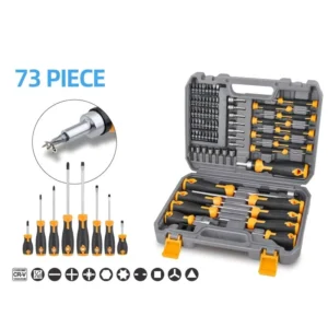 73 Piece Precision Multi Functional Manual Screwdriver Tool Set Industrial DIY Grade with Customizable OEM Support