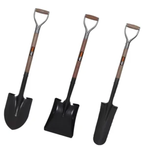 74302 Garden Tools Farming Tools Shovel Spade with Wooden Handle Stainless Y Grip