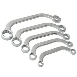 8-22 mm 5 Pcs U Type Double Ring Spanner Half Moon Wrench Set C Type Nut Spanner Wrench Auto Repair Tool