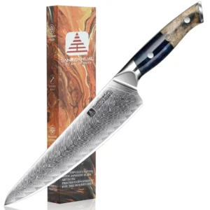 8 Inch 67 Layers Damascus Steel Chef Knife with Resin Handle