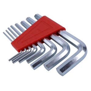 8 Pcs Hex Key Allen Wrench L Shaped Hexagon Head Metric Replacement Tool for Furniture and Bike Repair