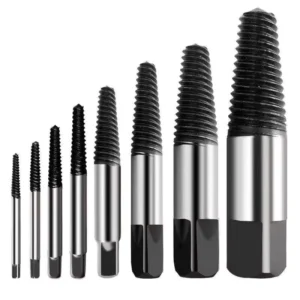 8 Piece Damaged Screw Extractor Broken Stud Remover Bolt Extractor Set 1 Pc