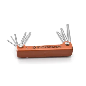 8 Piece High Carbon Steel Hex Key Set Metric Head Flat End Torx and Allen Wrenches Hardware Tools