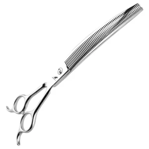 8.0 Inch Japan Steel Dog Pet Grooming Scissors Downward Curved Shear Stainless Steel