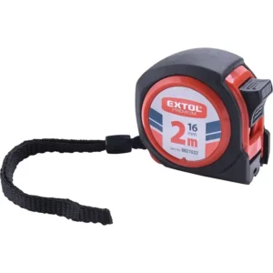8821032 EXTOL 2m Compact Tape Measure Tape Width 16mm Measuring Tools