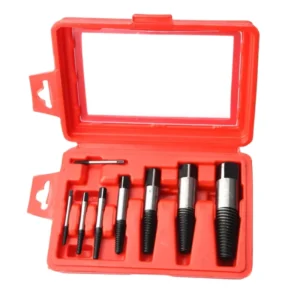 8PCS Damaged Screw Extractor Remover for Stripped Head Screws Pipes Bolts Drill Bit Tools Easy Removal Broken Bolt Extractor