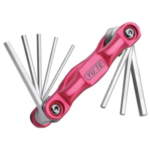 8PCS Folding Hex Key Curve Pink Color Allen Key Set Hex Sets