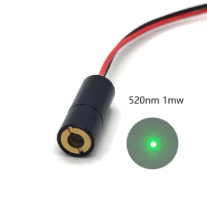 8X21mm 520nm 1mW Green Dot Laser Diode Module New Condition for Home Use Industry Internal Focus Positioning