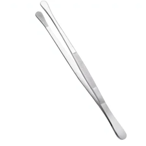 8in Kitchen Plating Tweezer 18 8 Stainless Steel Food Grade Seamless Welding One Sturdy Flexible Non Slip Tips Serving