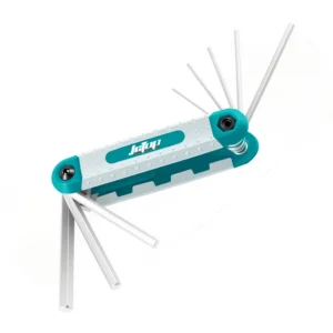 8pcs Crv Folding Wrench Folding Ball Point Hex Allen Key Set