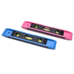 9 Inch 225mm Torpedo Plastic Level Magnetic Box Level with 45 90 180 Degree Bubbles