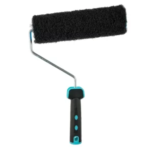 9 Inch Industrial Grade Black Nylon Drywall Compound Roller Drywall Texture Roller Brush for Wall Ceiling Surfaces Coverage