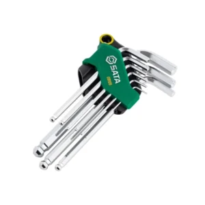 9PCS Extra Long Ball End Hex Key Wrench Set 1.5-10mm CR-V Steel