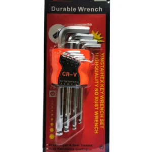 9pcs CRV Ball Head Allen Wrench Hex Key Set Hex Key Spanner Universal Hexagon Hex Key