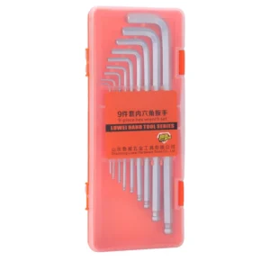 9pcs Hex Keys Short Long Hex Key Hexagon Wrench Small Allen Key Set