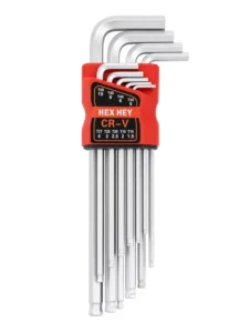 9pcs Long Arm Torx Hex Key Set Multi Model L Shaped Wrench Chrome Vanadium Steel Finish Warranty for DIY OEM Support