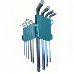 9pcs Multi Function CRV Hexagonal Square Pin L Shaped Kit Hex Key Wrench Set Metric Ball End Allen Key Set