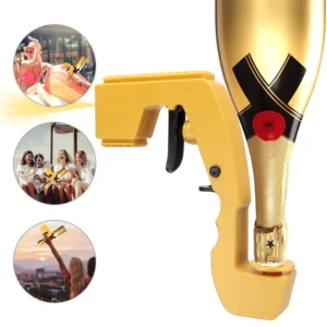 ABS Adjustable Caliber Wine Sprayer Gun Beer Wine Bottle Dispenser Customizable Logo Durable Parties Festive Squirt Ramadan