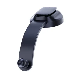 ABS+Aluminum Black Suction Cup Base Cell Phone Holder with 17mm Ball Head for Car Dashboards