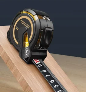 AIRAJ Precision Steel Tape Measure Drop Resistant & Waterproof with Strong Magnet Stainless ABS Plastic Shell Metric Measurement