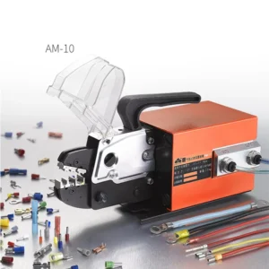 AM 10 Pneumatic Air Wire Terminals Crimper Cable Manufacturing Equipment Electric Dynamic Crimping Machine